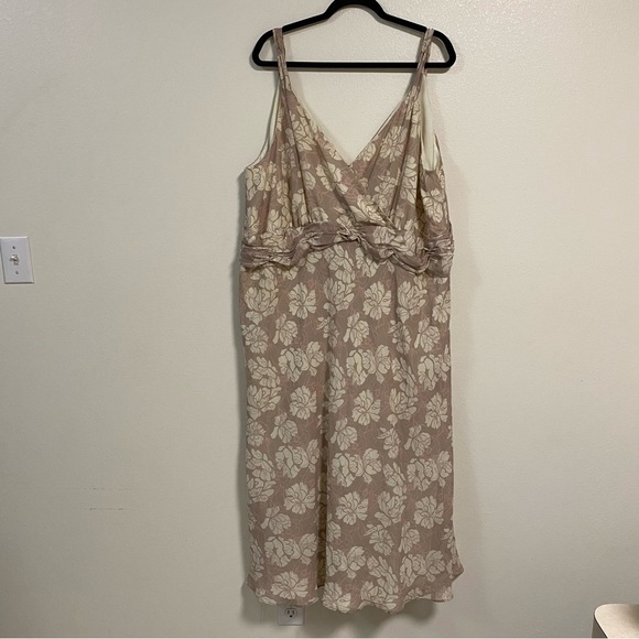 Lane Bryant Sleeveless MIDI Floral print Dress Size 26 - Picture 1 of 12